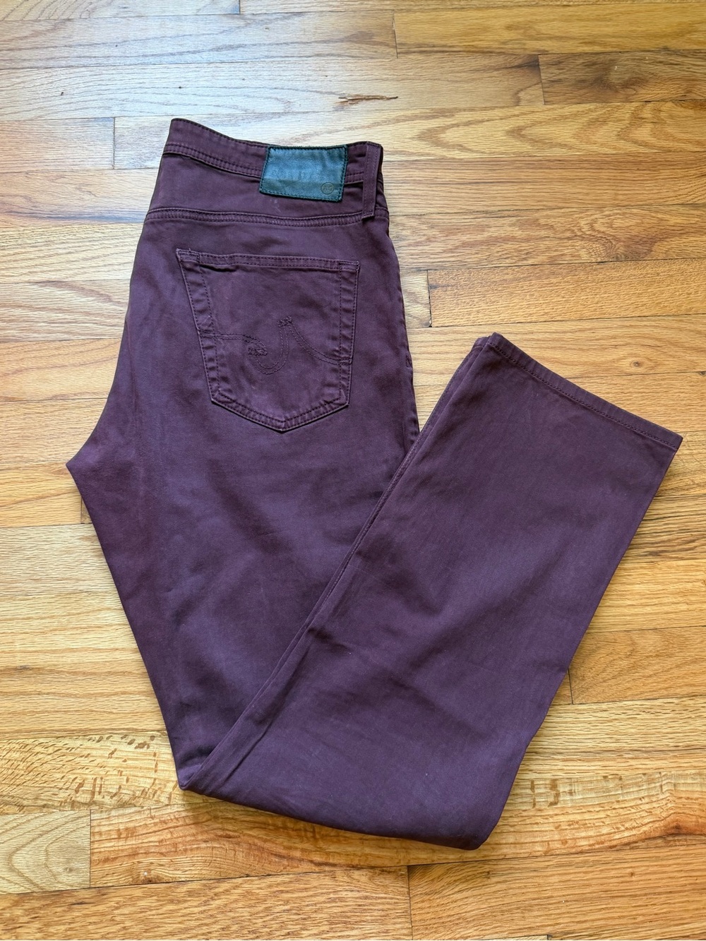 Ag Adriano Goldschmied Men’s Plum Slim Straight Jeans 32x32